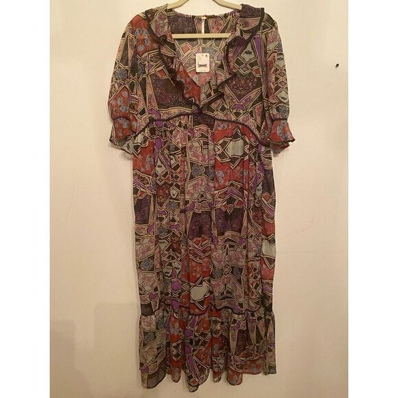 Free people - Carmella Maxi Dress Size M - Picture 5 of 9
